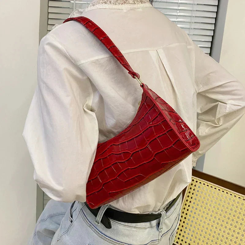 Tilly™ | Sac à bandoulière en alligator scintillant