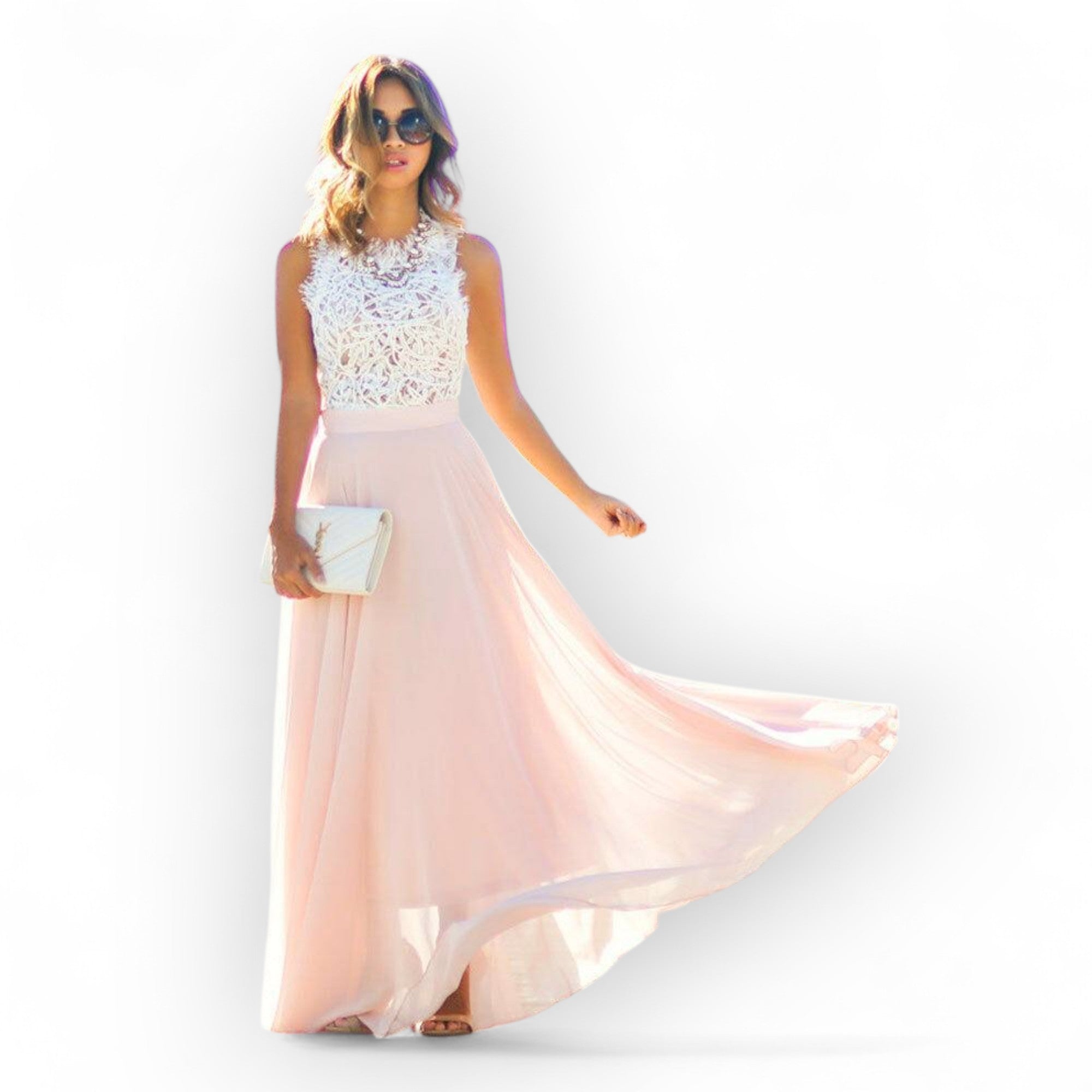 Vezza - Robe d'été en dentelle stylée