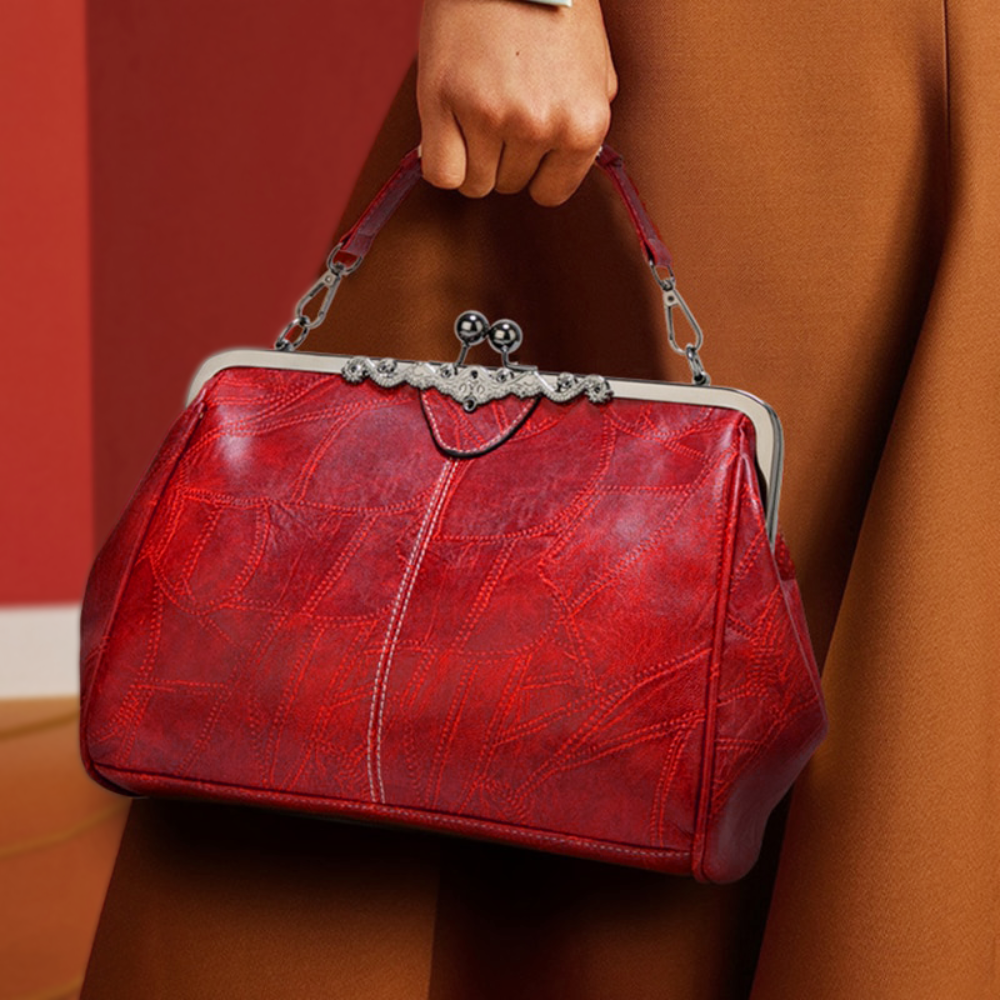 Mila | Sac en style vintage avec fermeture à clip
