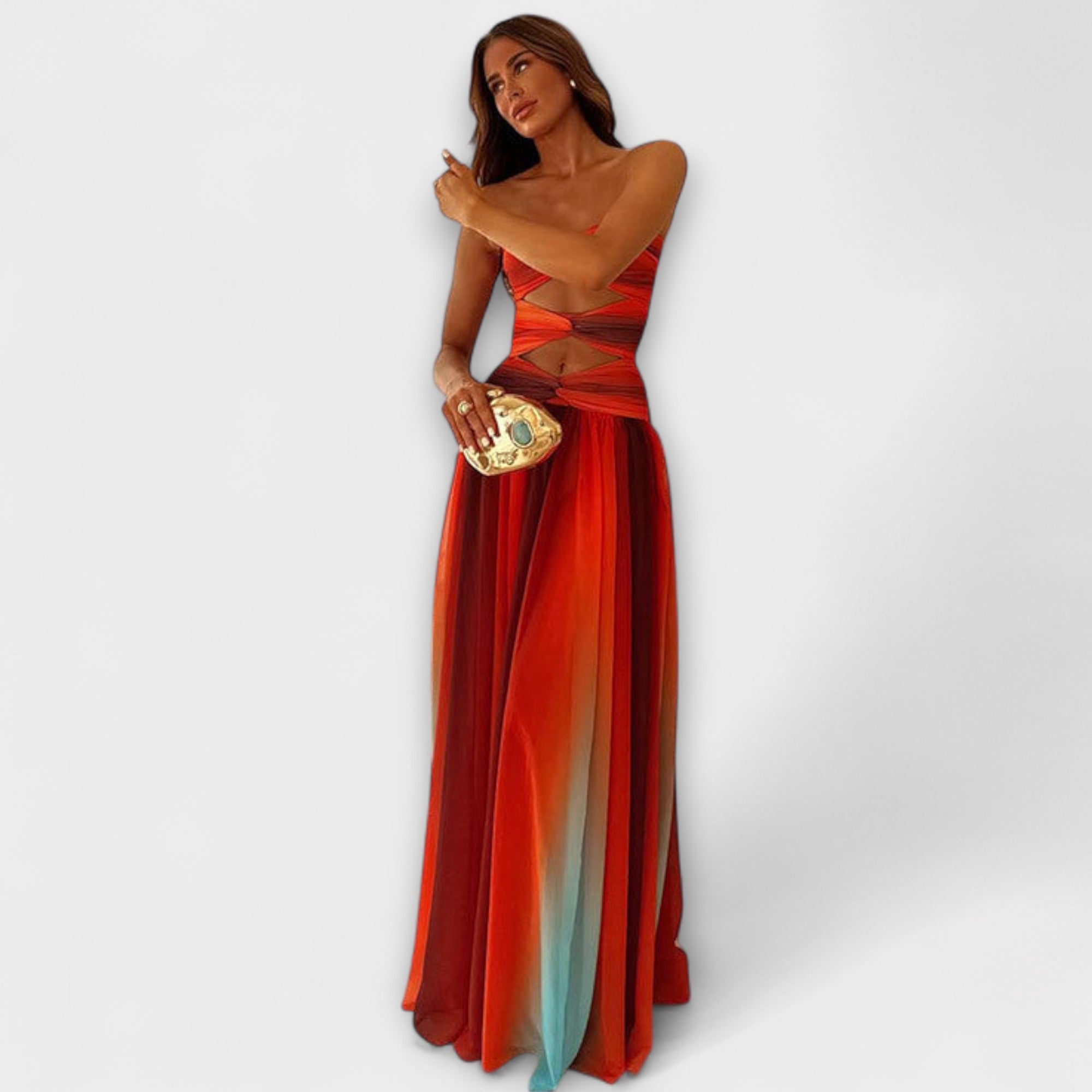 Laney - Robe maxi sans bretelles