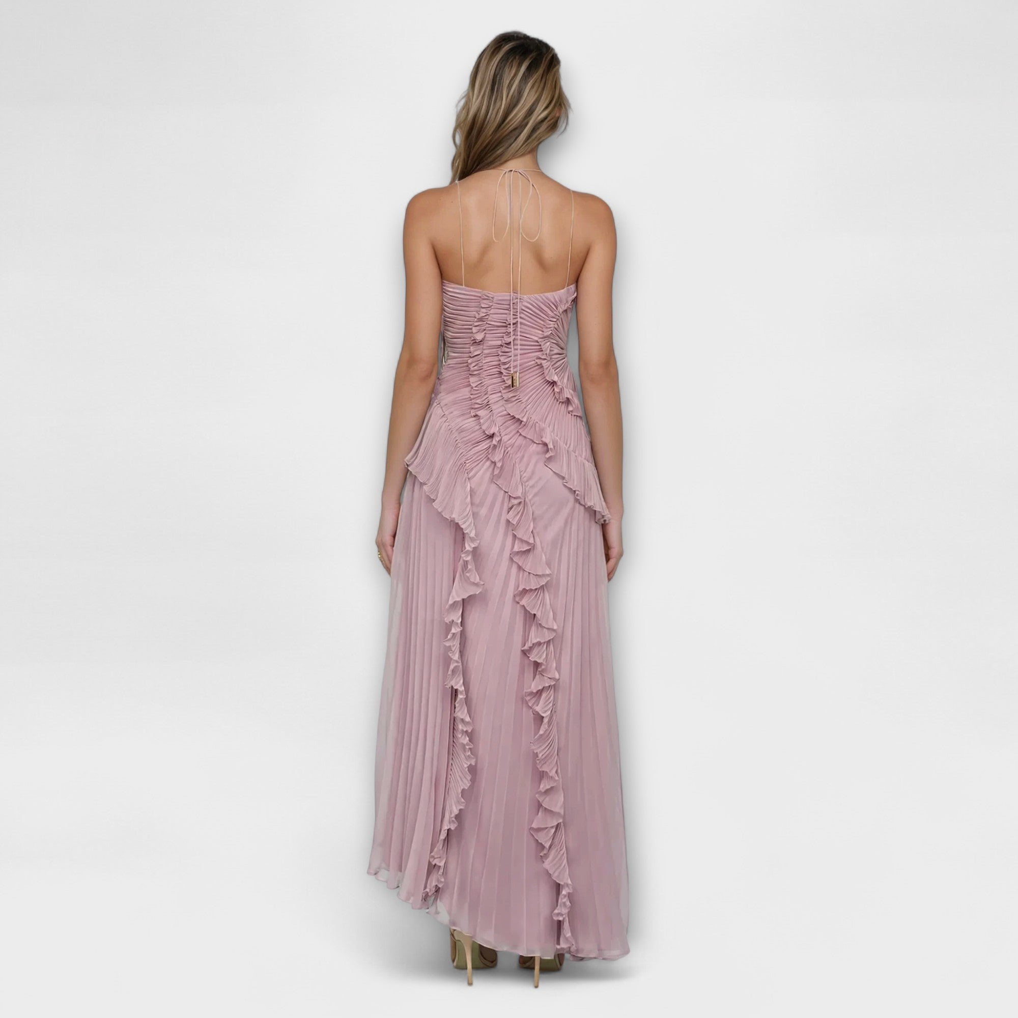 Elisia - Élégante robe sans manches longue