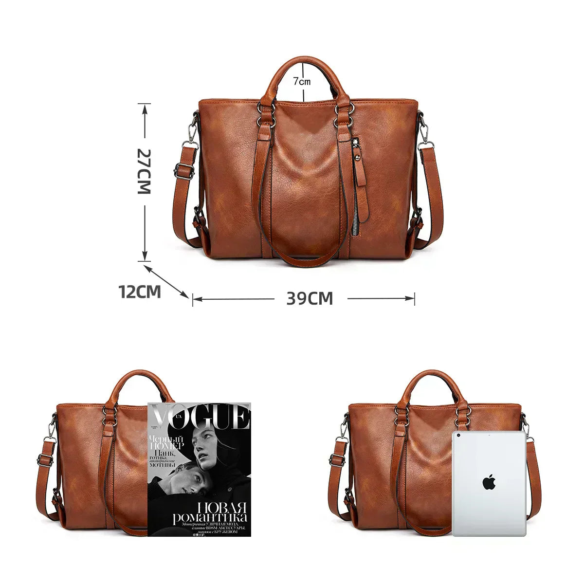 Signe™ | Grande sac en cuir