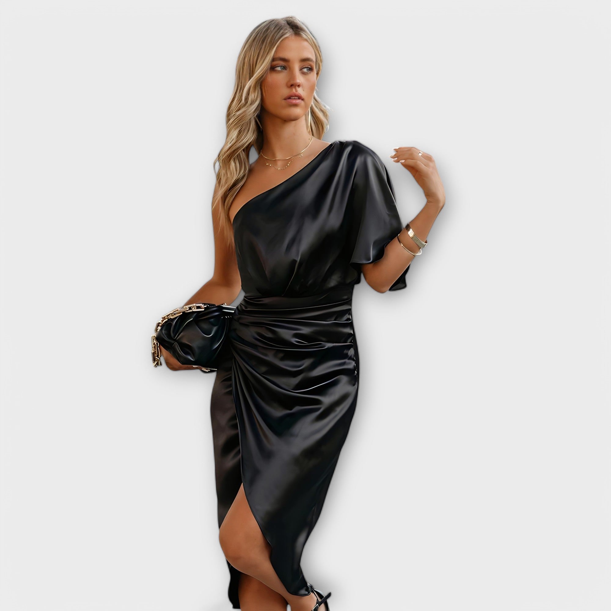 Élise - Robe de Soirée en Satin Luxueux