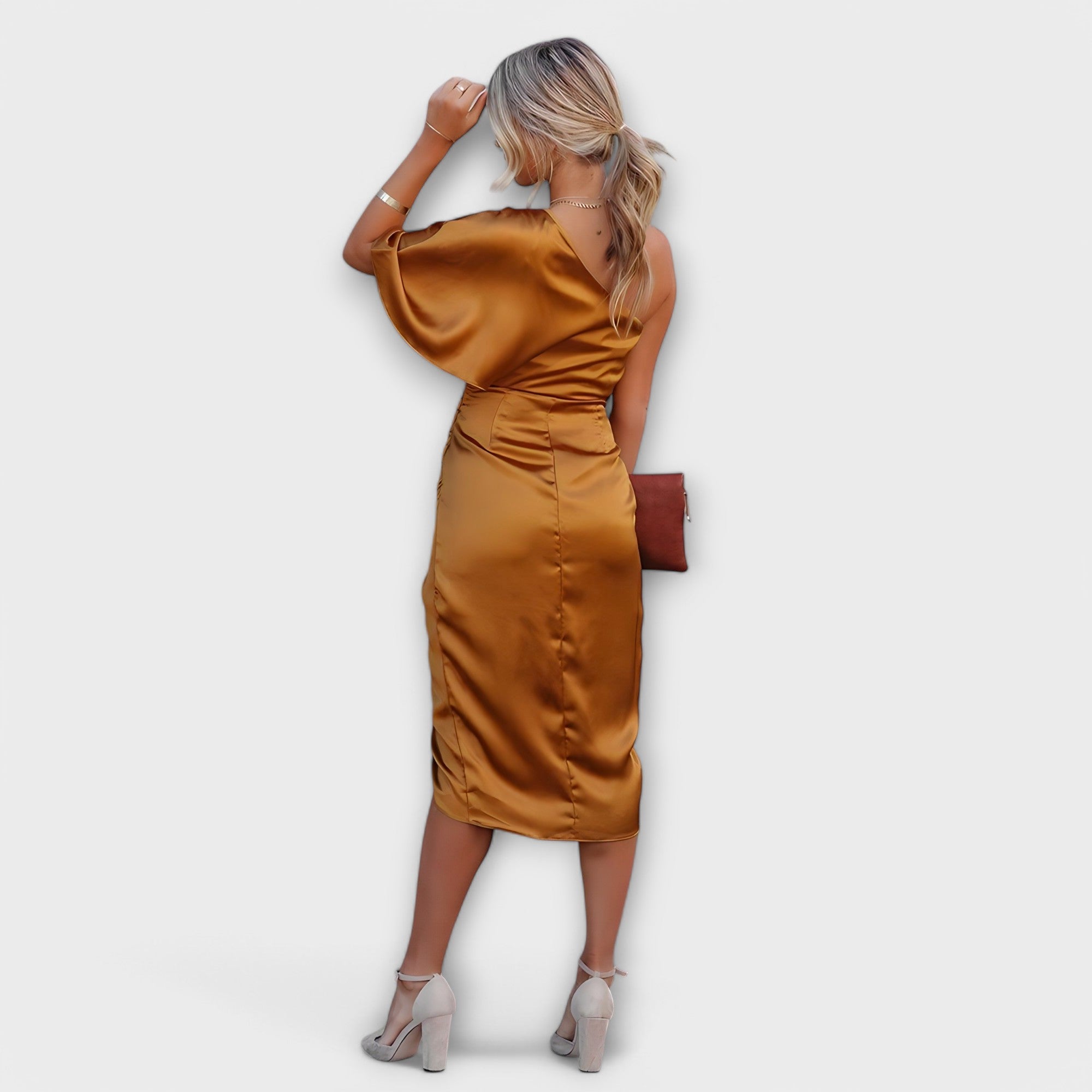Élise - Robe de Soirée en Satin Luxueux