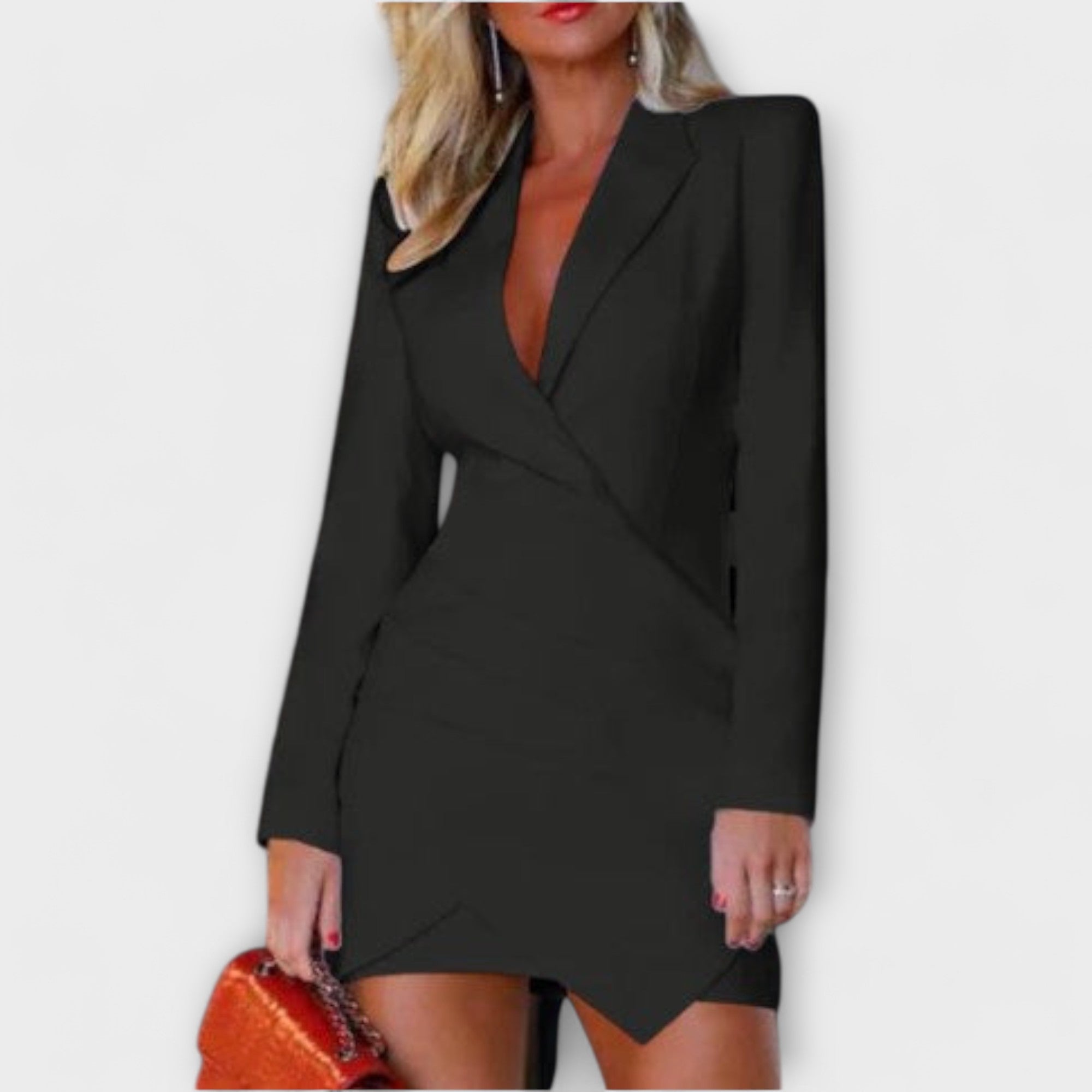 Veste blazer femme à manches longues
