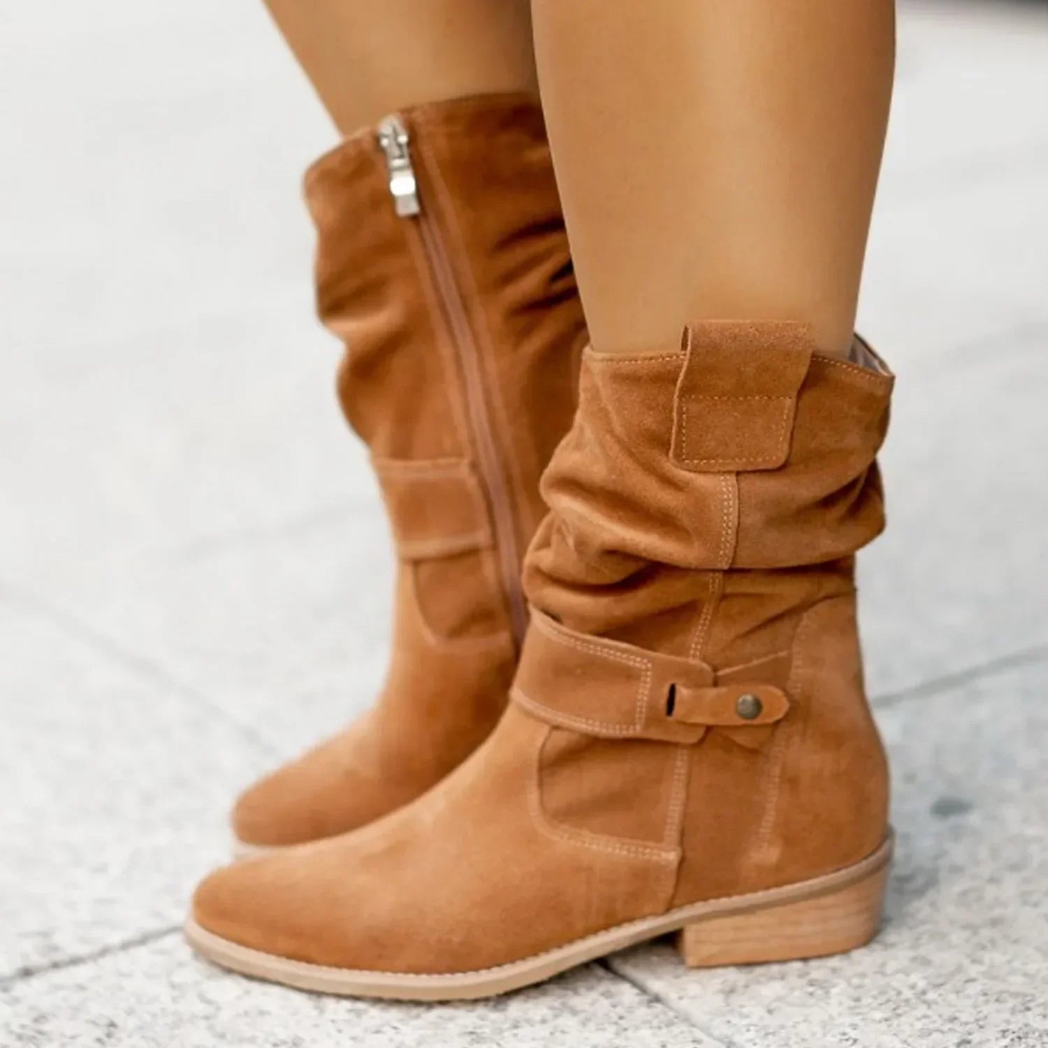 Wieslawa | Bottines cheville en velours
