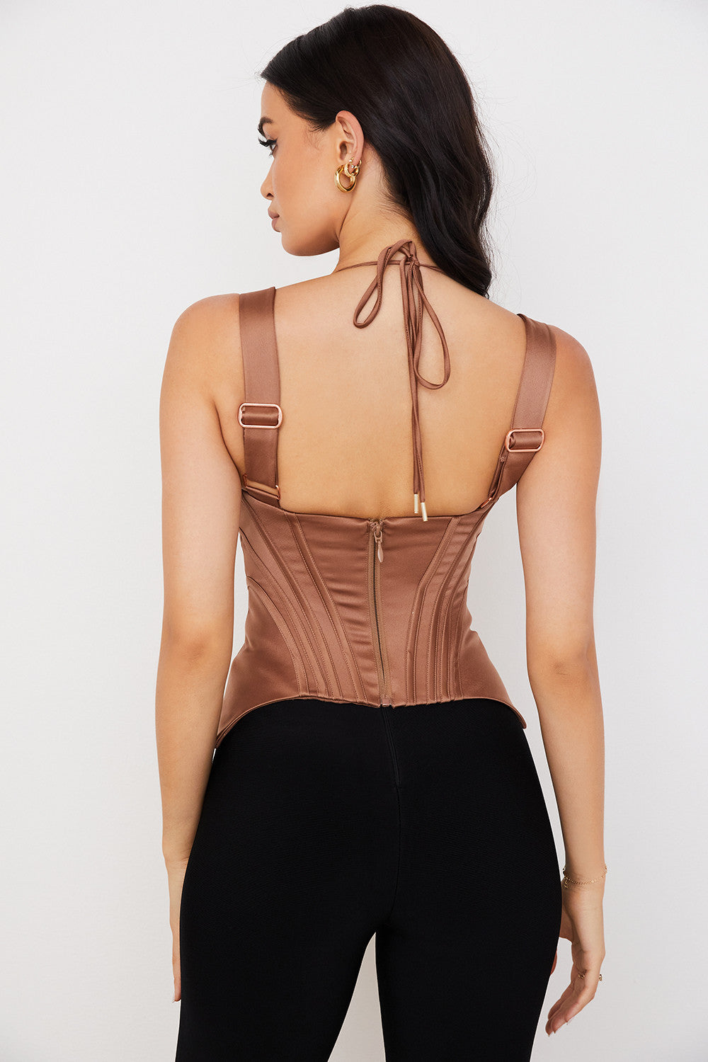 Corselet Soie | Toffee, style peplum