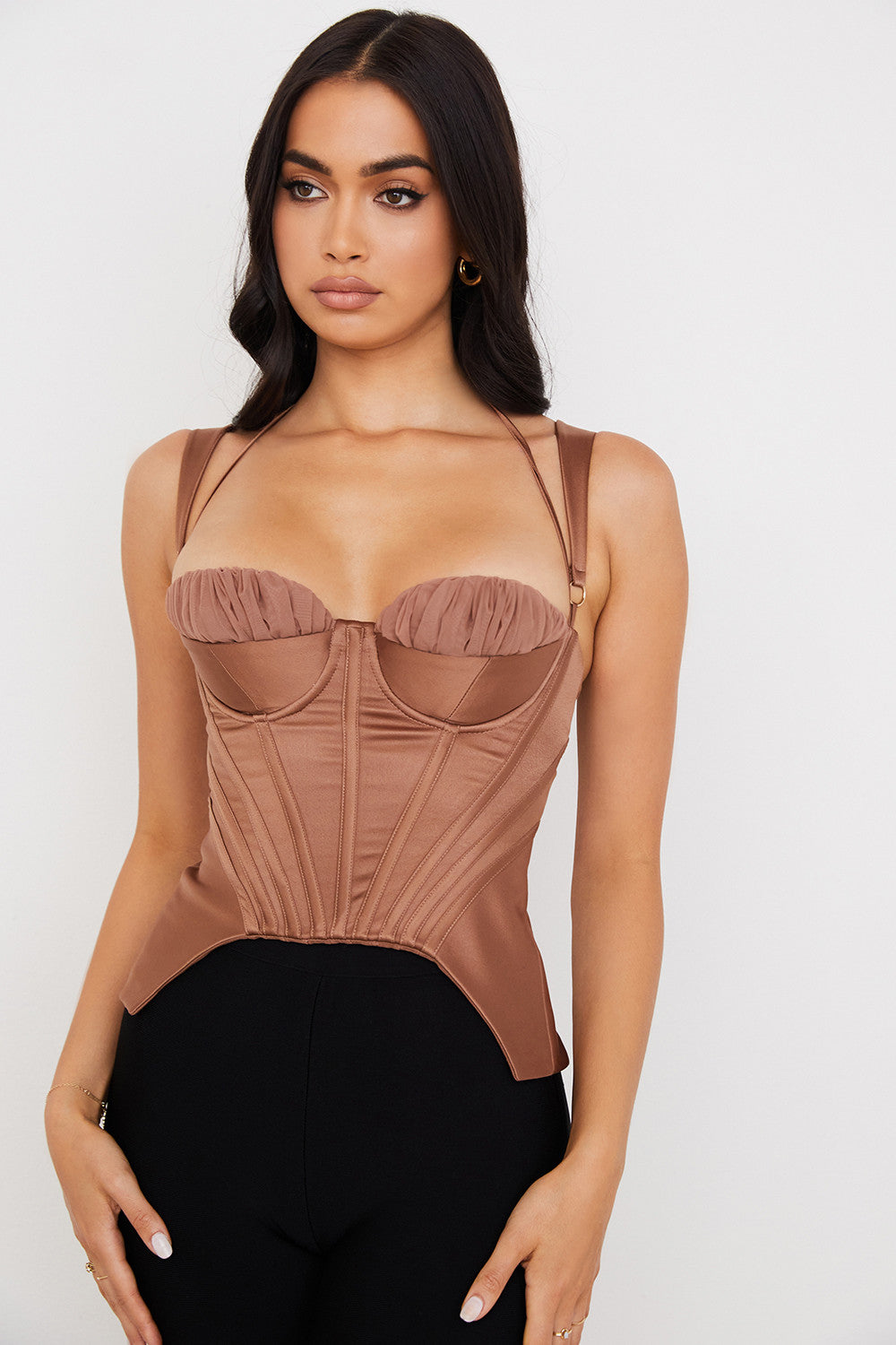 Corselet Soie | Toffee, style peplum