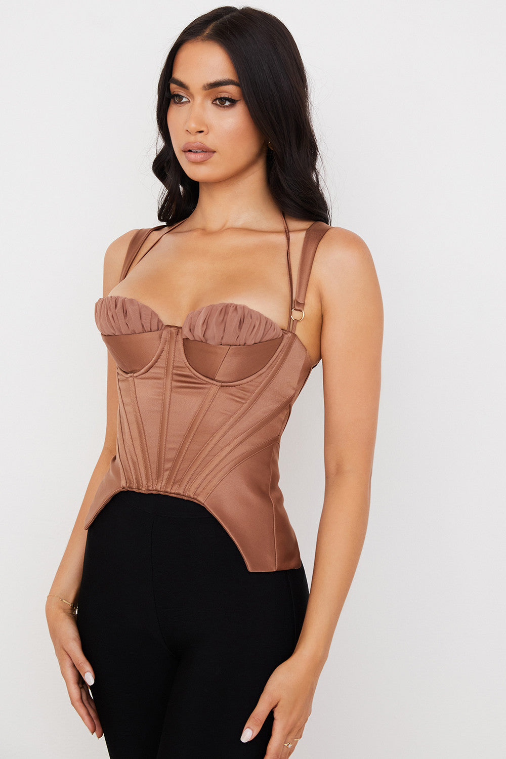 Corselet Soie | Toffee, style peplum