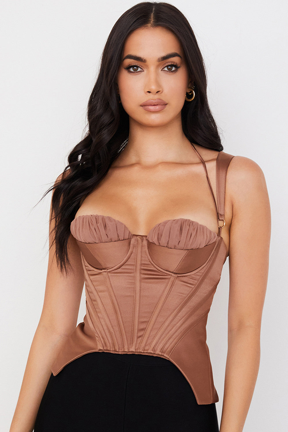 Corselet Soie | Toffee, style peplum
