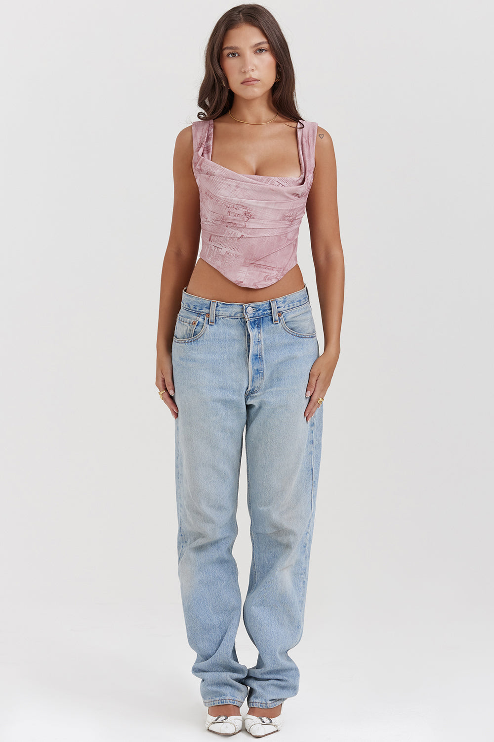 Corset Rose | Motif tendance