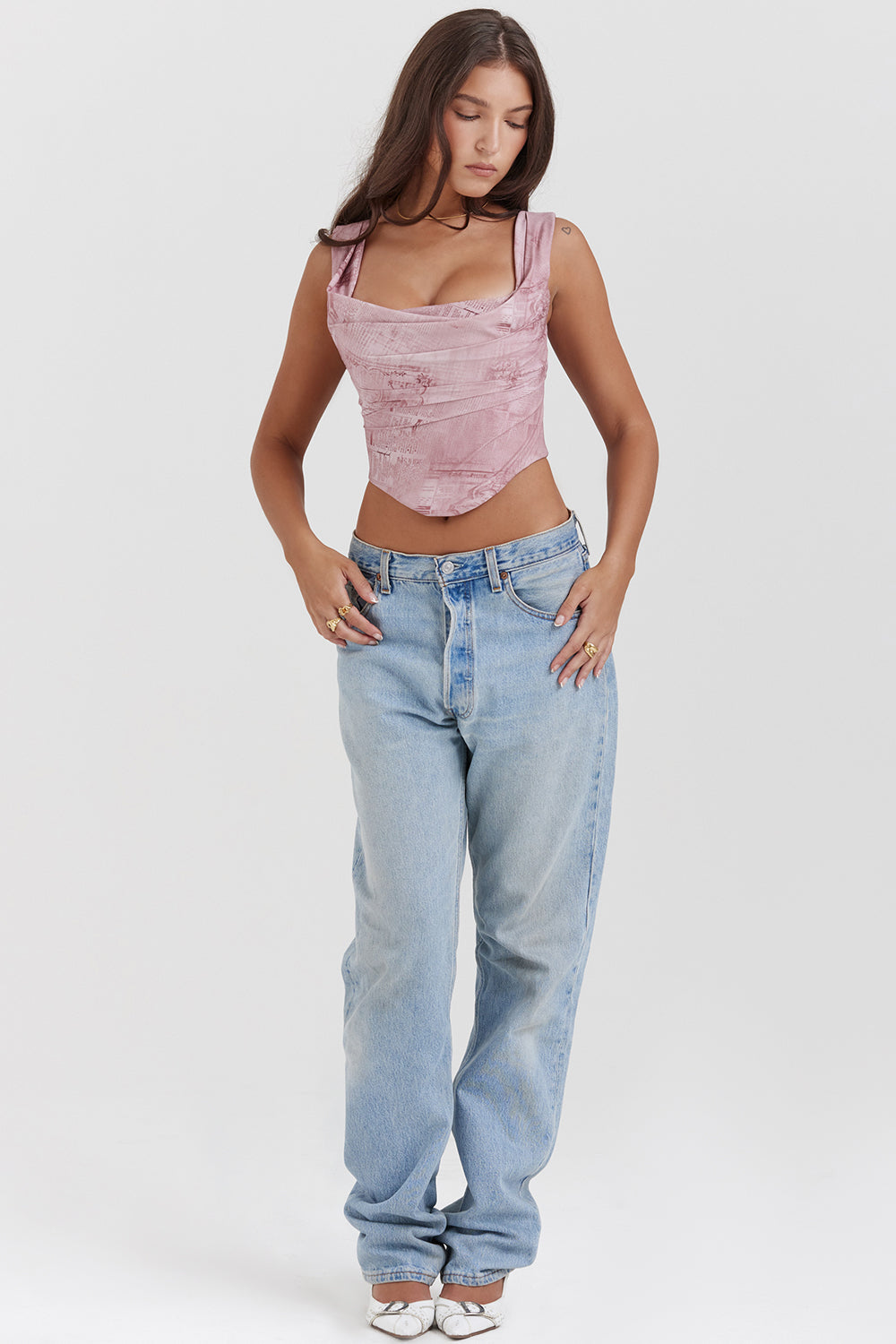 Corset Rose | Motif tendance