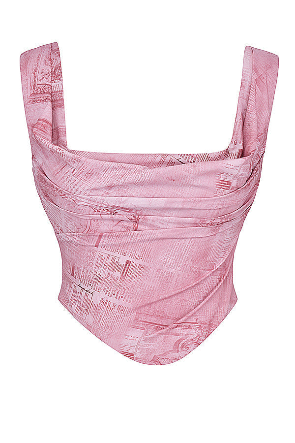 Corset Rose | Motif tendance