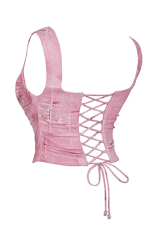 Corset Rose | Motif tendance