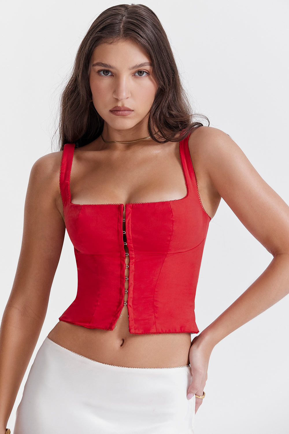 Corset Rouge Enflammé