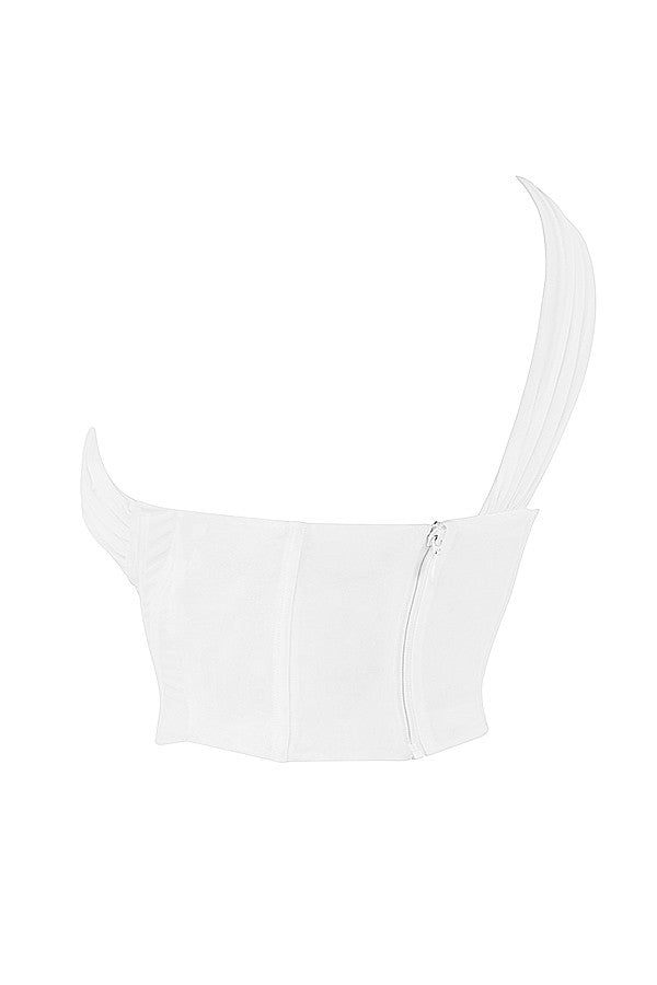 T-shirt Asymétrique | Détail en mesh