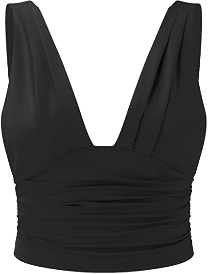 Débardeur à décolleté en V – T-shirt ajusté élégant pour femmes
