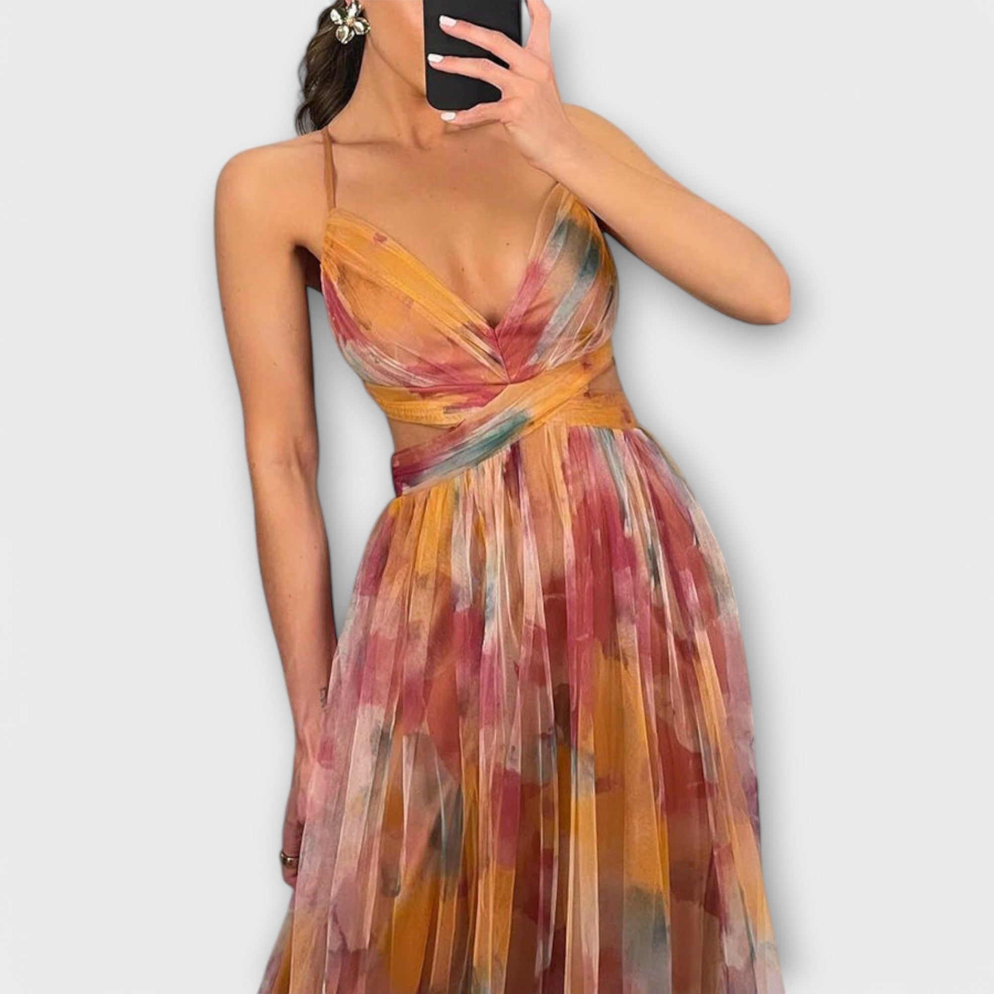 Robe Maxi Annai en Maille - Élégante et Authentique