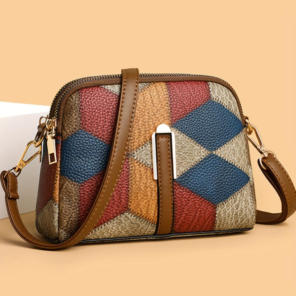 Luna | Mini sac patchwork stylisé