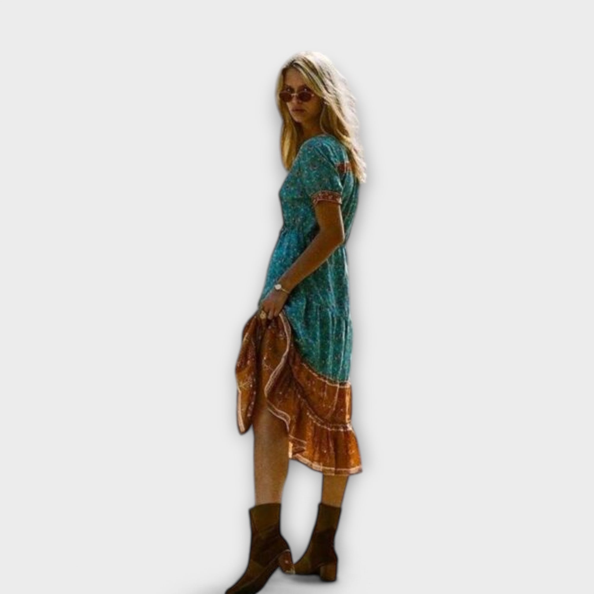 Ranya - Robe midi boho