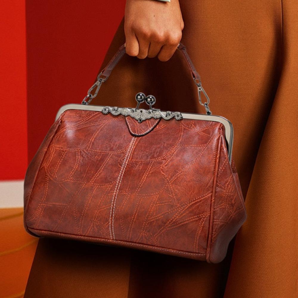 Mila | Sac en style vintage avec fermeture à clip