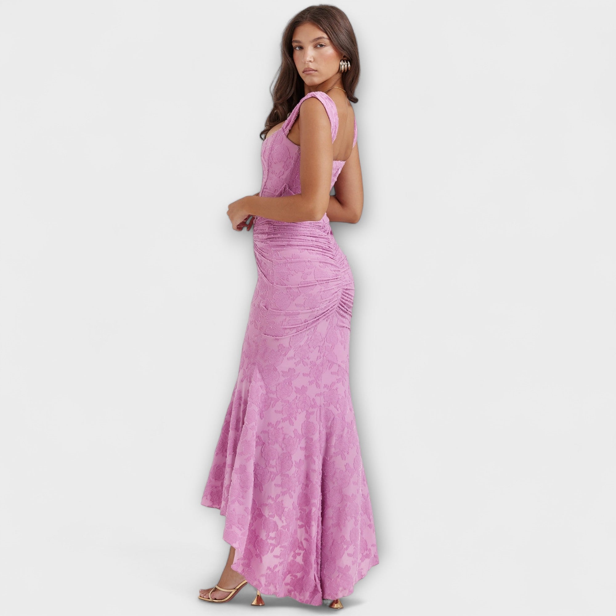 Renske - Robe longue avec un corset élégant et raffiné
