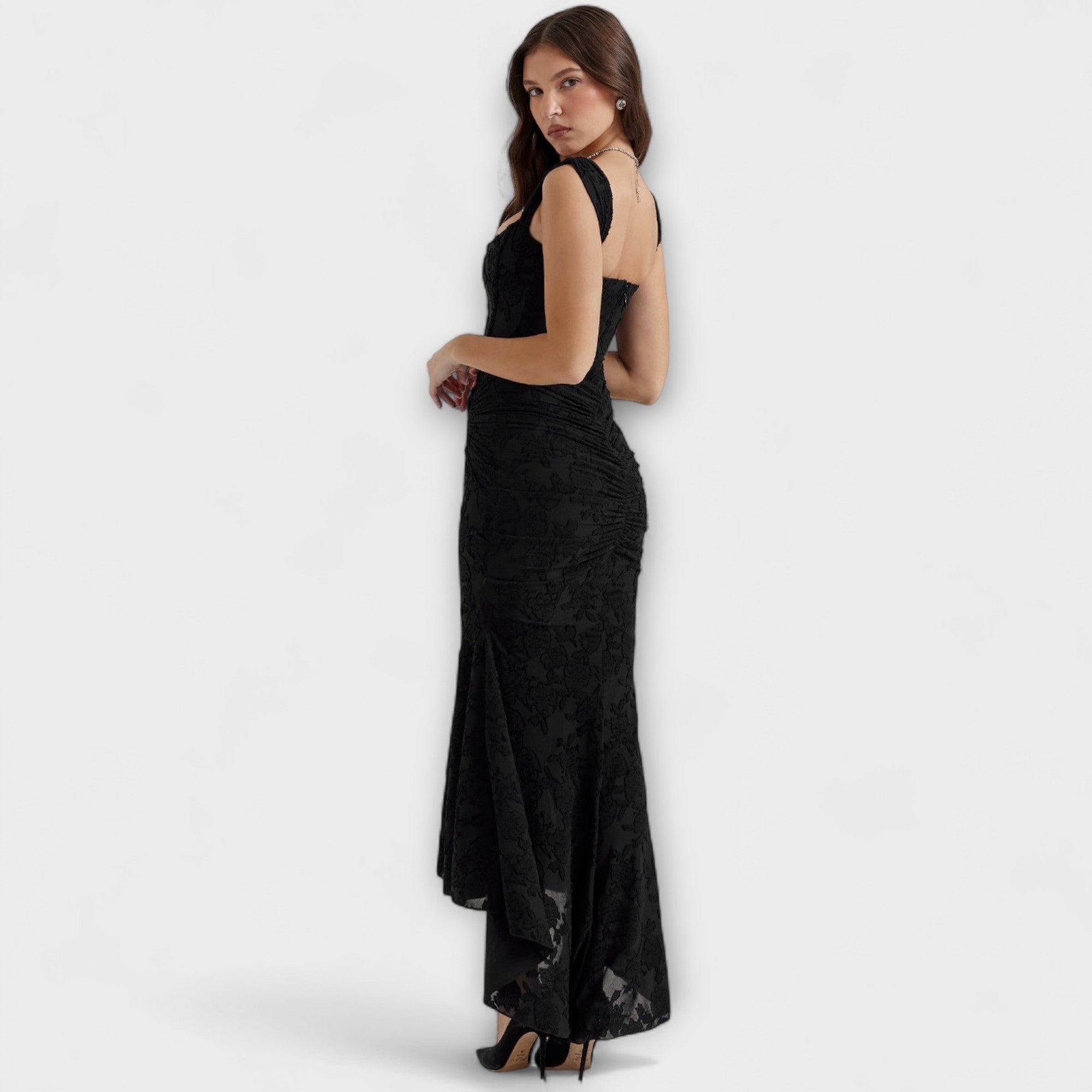 Renske - Robe longue avec un corset élégant et raffiné