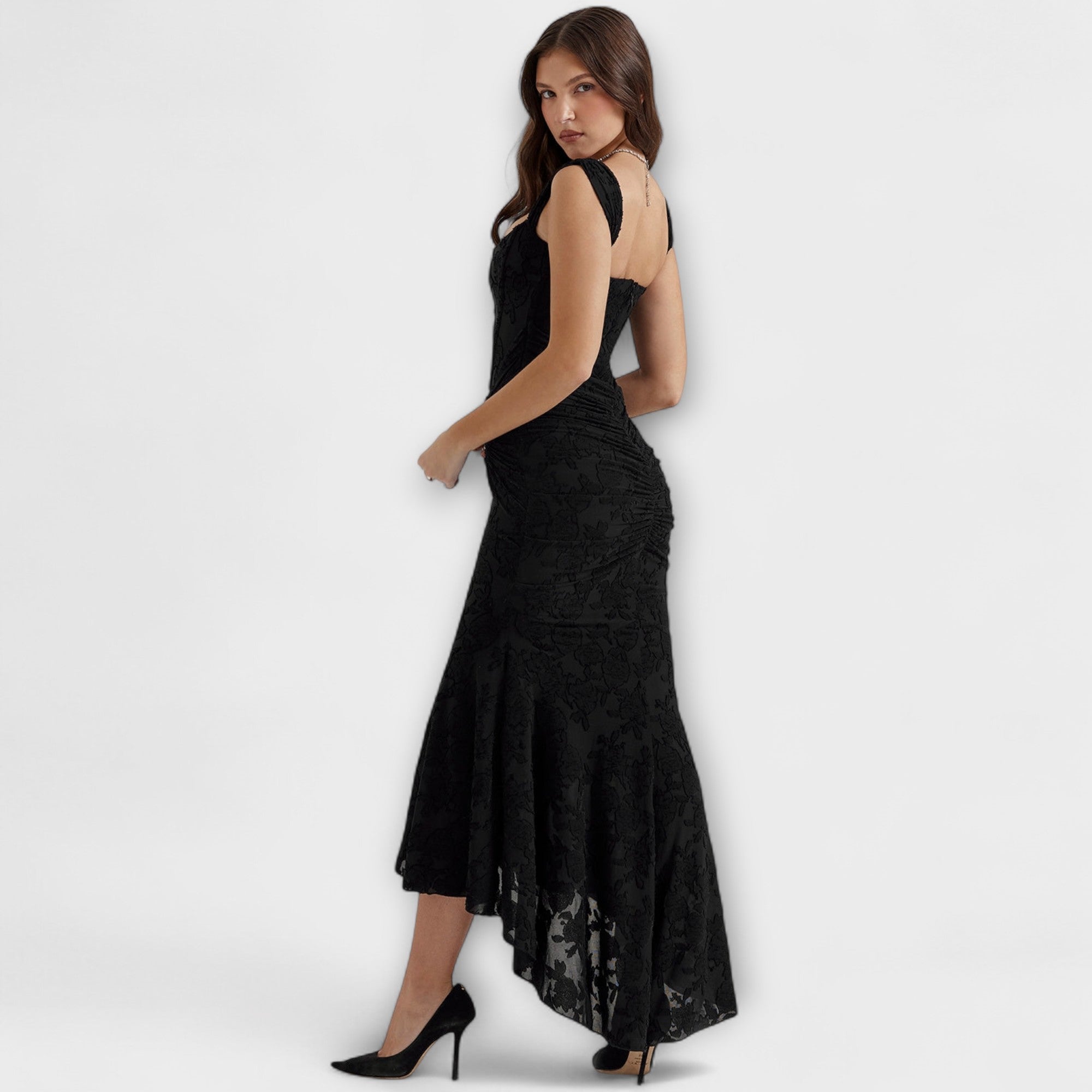 Renske - Robe longue avec un corset élégant et raffiné
