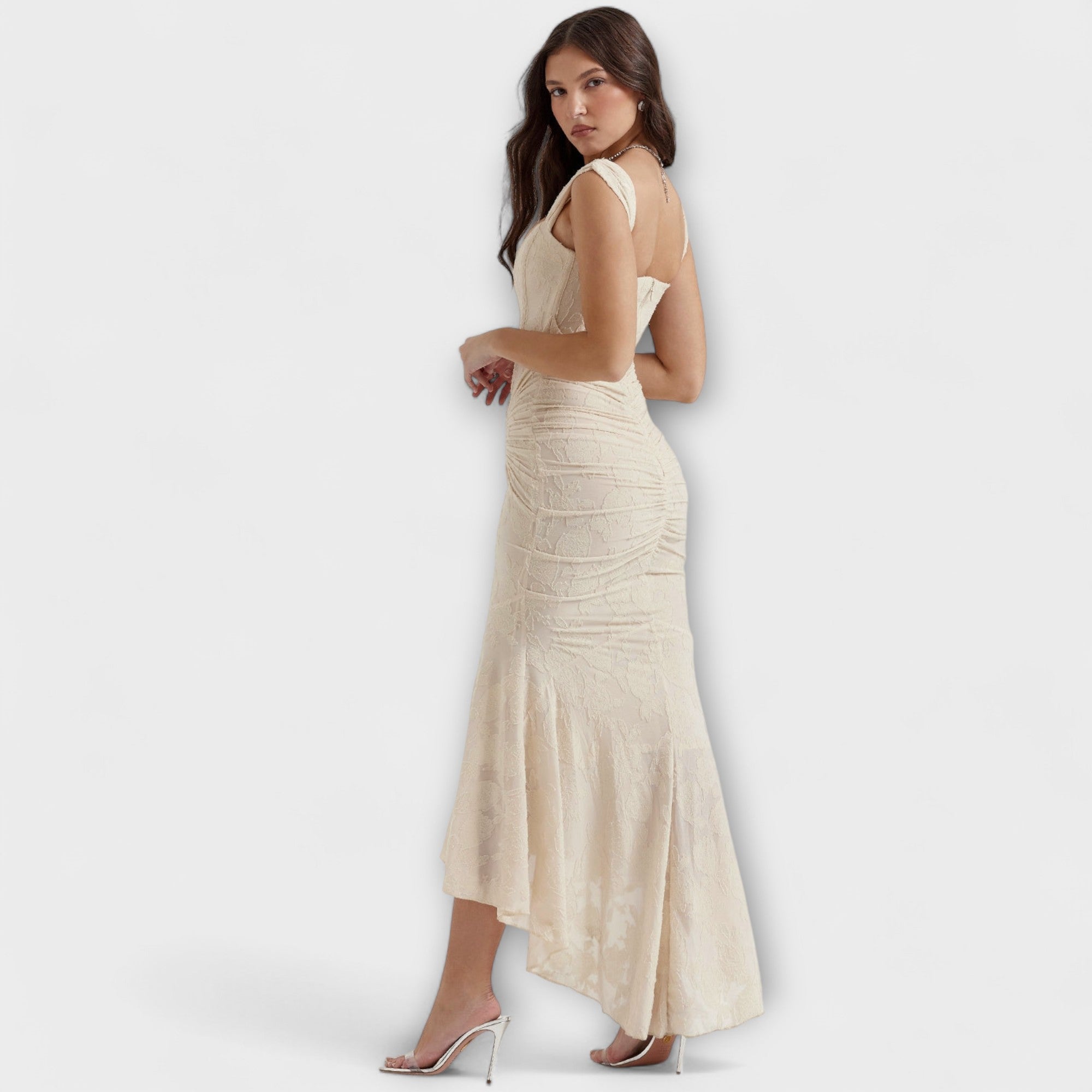 Renske - Robe longue avec un corset élégant et raffiné