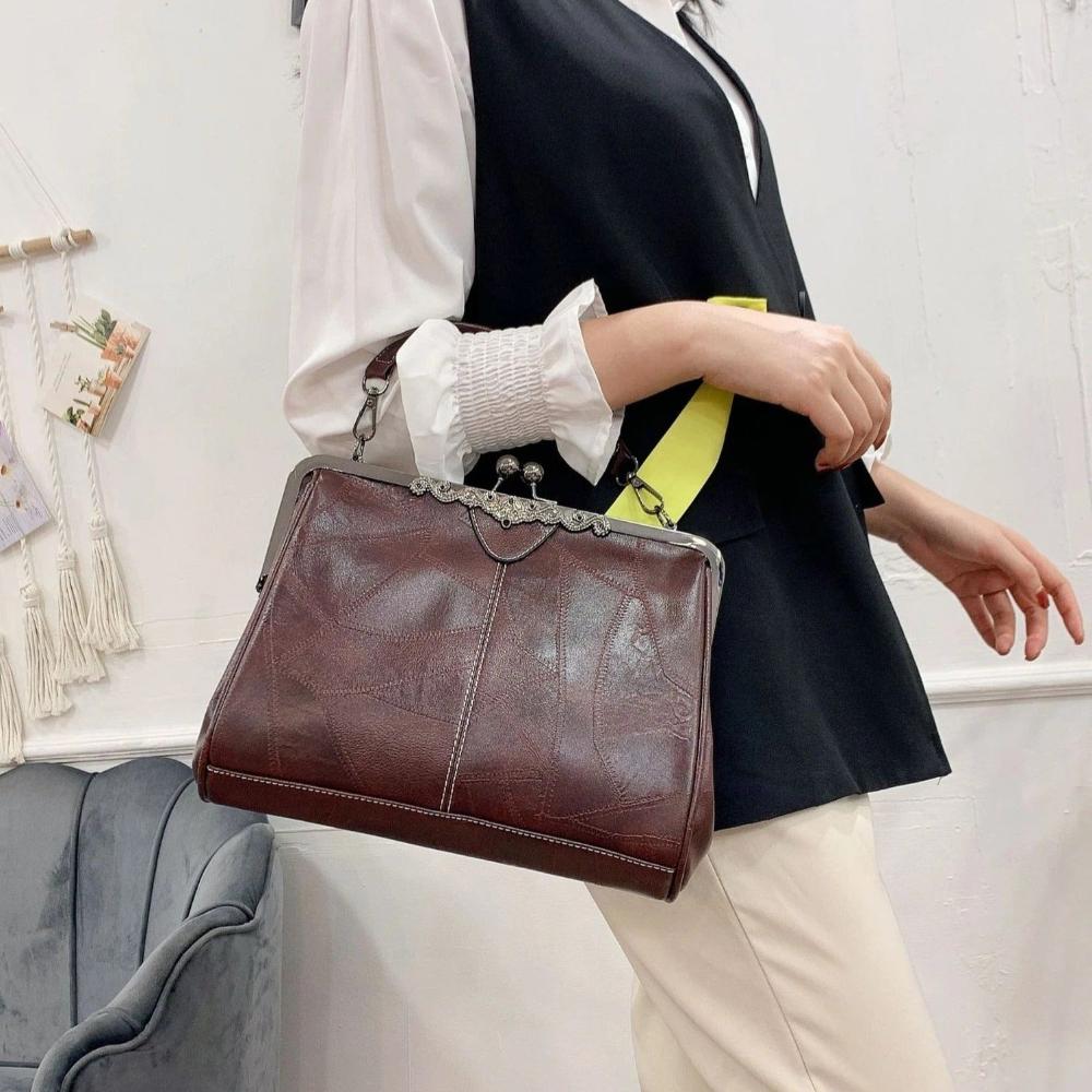 Mila | Sac en style vintage avec fermeture à clip