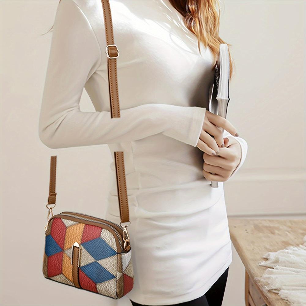 Luna | Mini sac patchwork stylisé