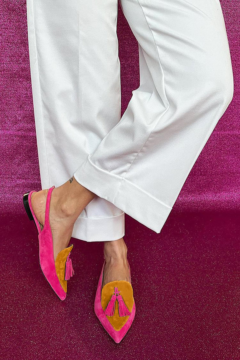 Frendessa | Ballerines colorées avec éclaboussures et bottines décoratives