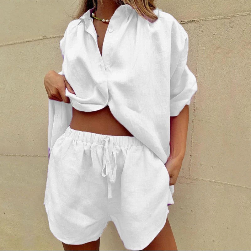 Ensemble Détente | Blouson oversize, short ample
