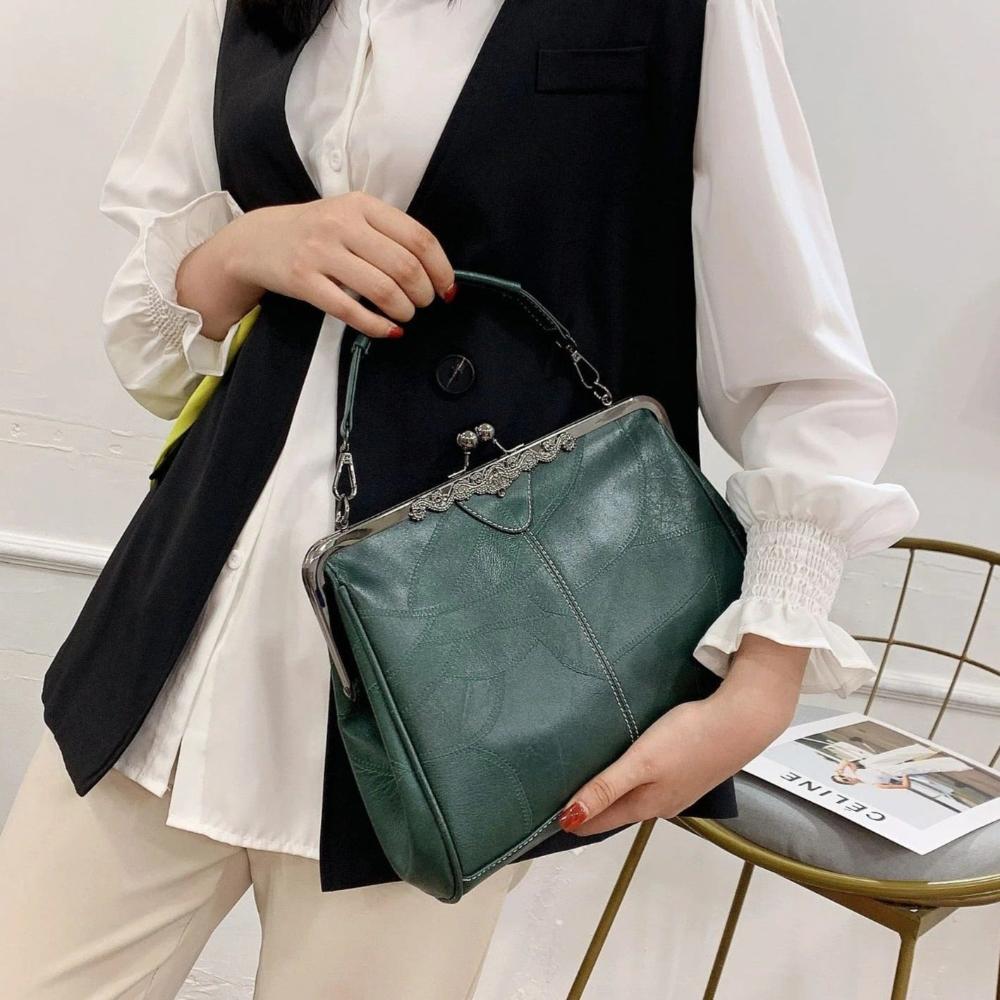 Mila | Sac en style vintage avec fermeture à clip