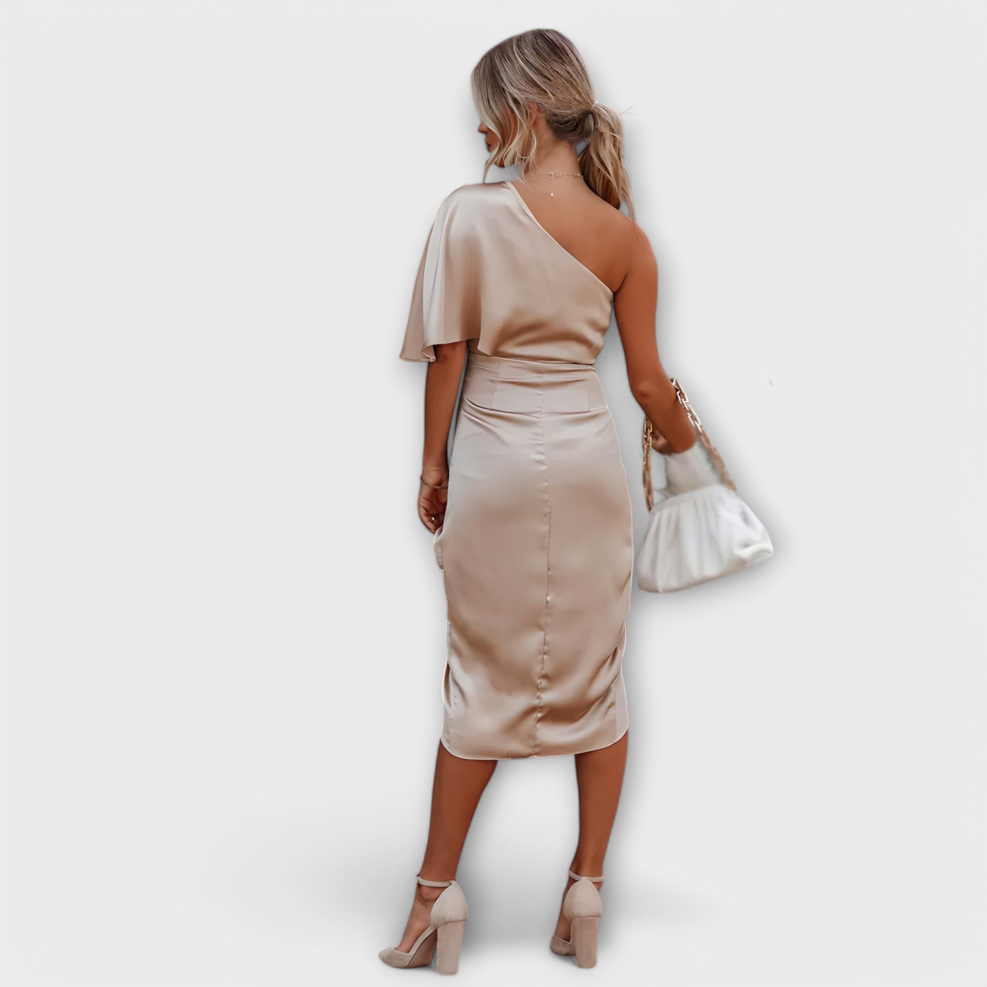 Élise - Robe de Soirée en Satin Luxueux