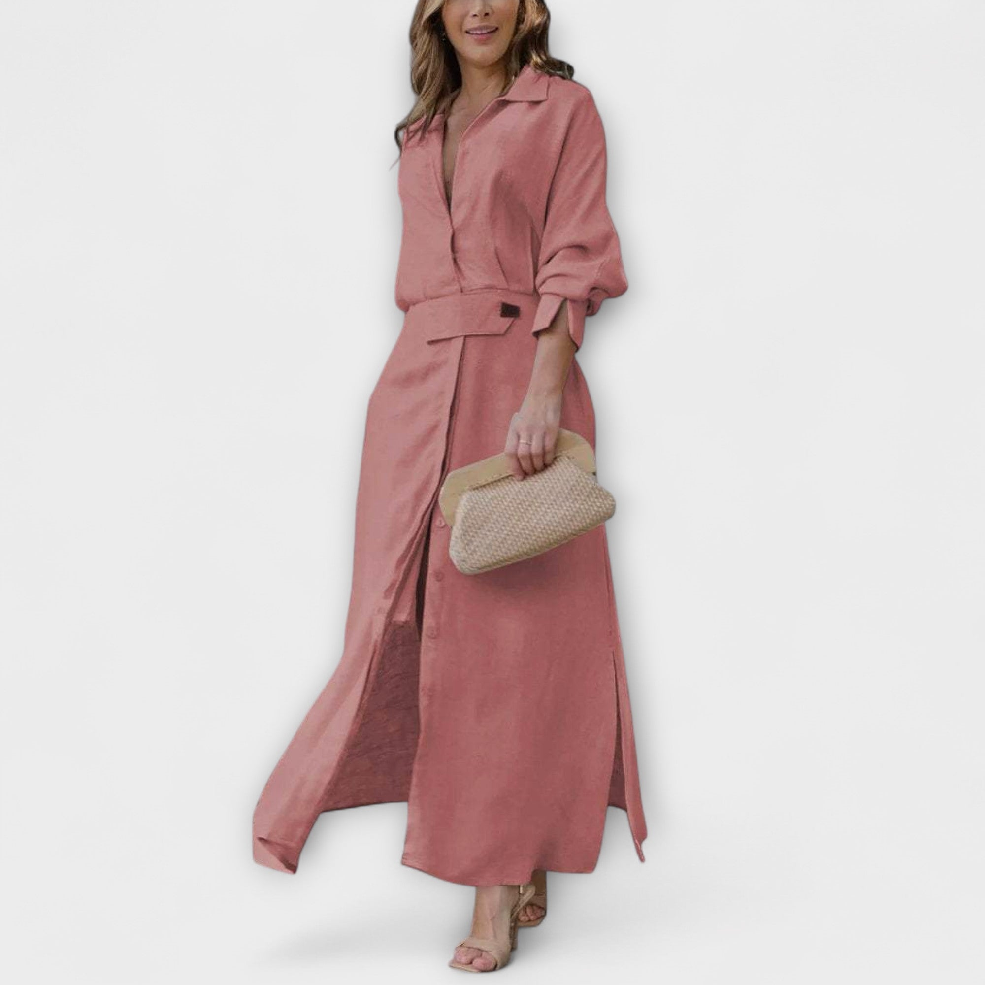 Jeanette - Robe à décolleté en V
