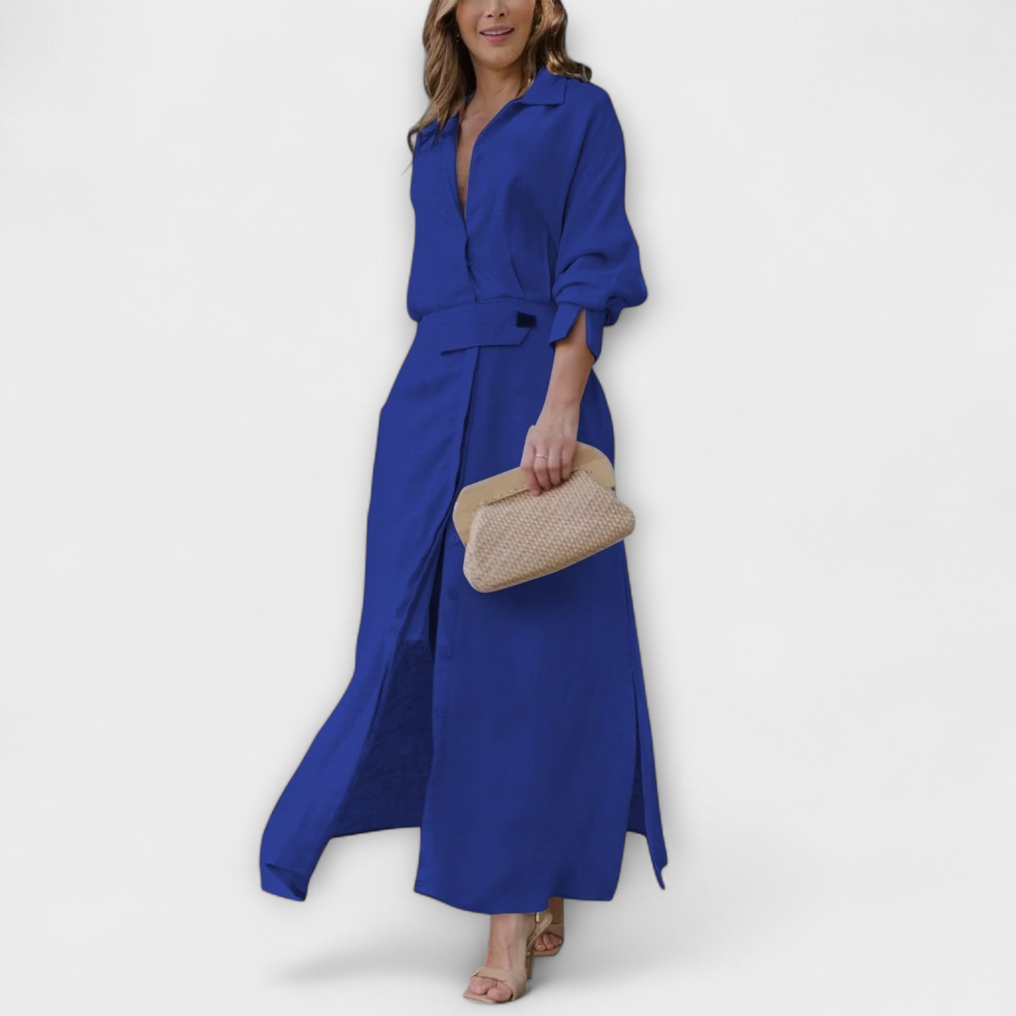 Jeanette - Robe à décolleté en V