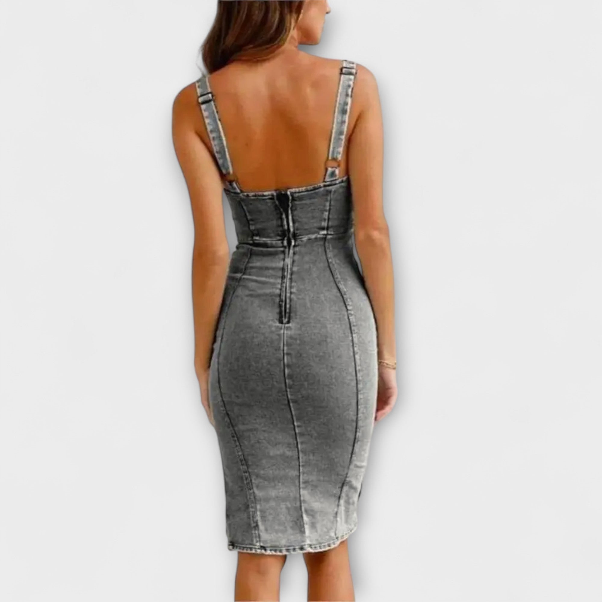 Anna - Robe de fermière avec bretelles réglables
