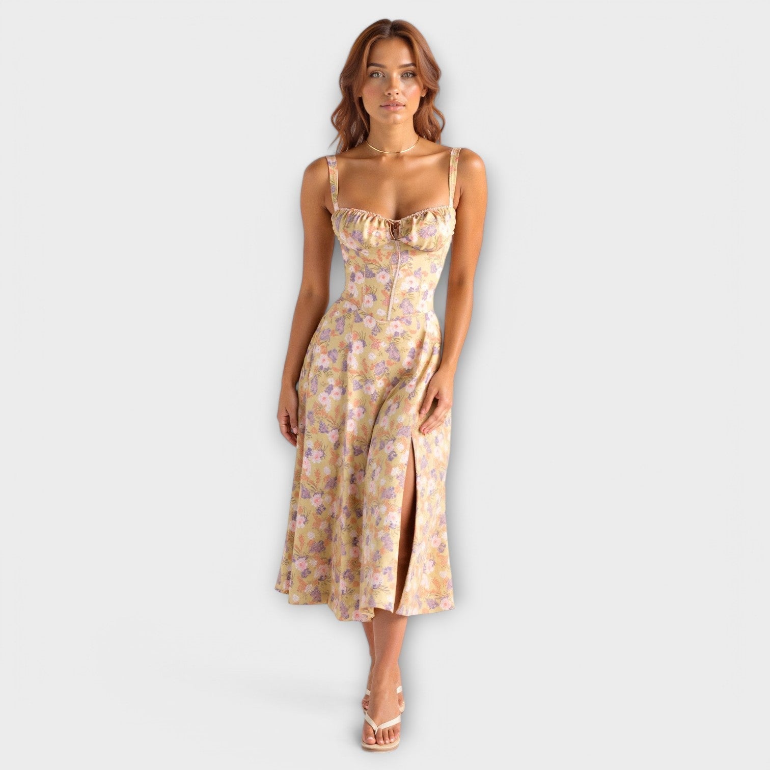 Kiana - Robe Midi Corset