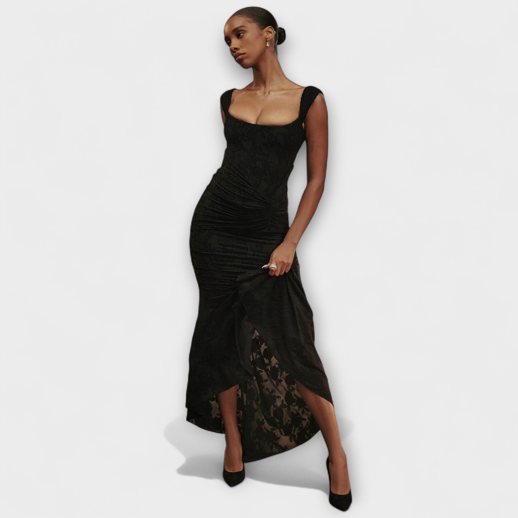 Renske - Robe longue avec un corset élégant et raffiné