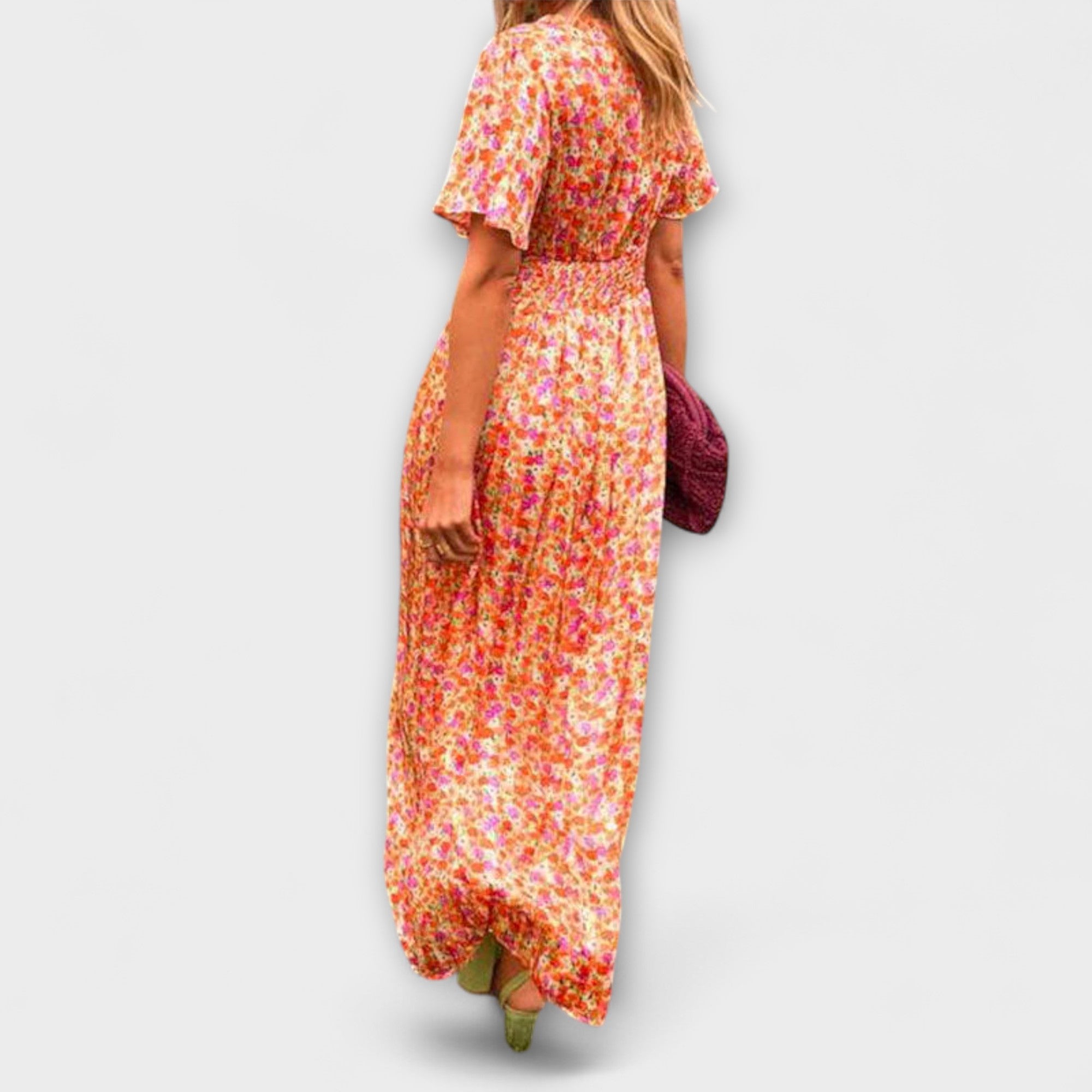 Elsie - Robe Classique à Décolleté en V