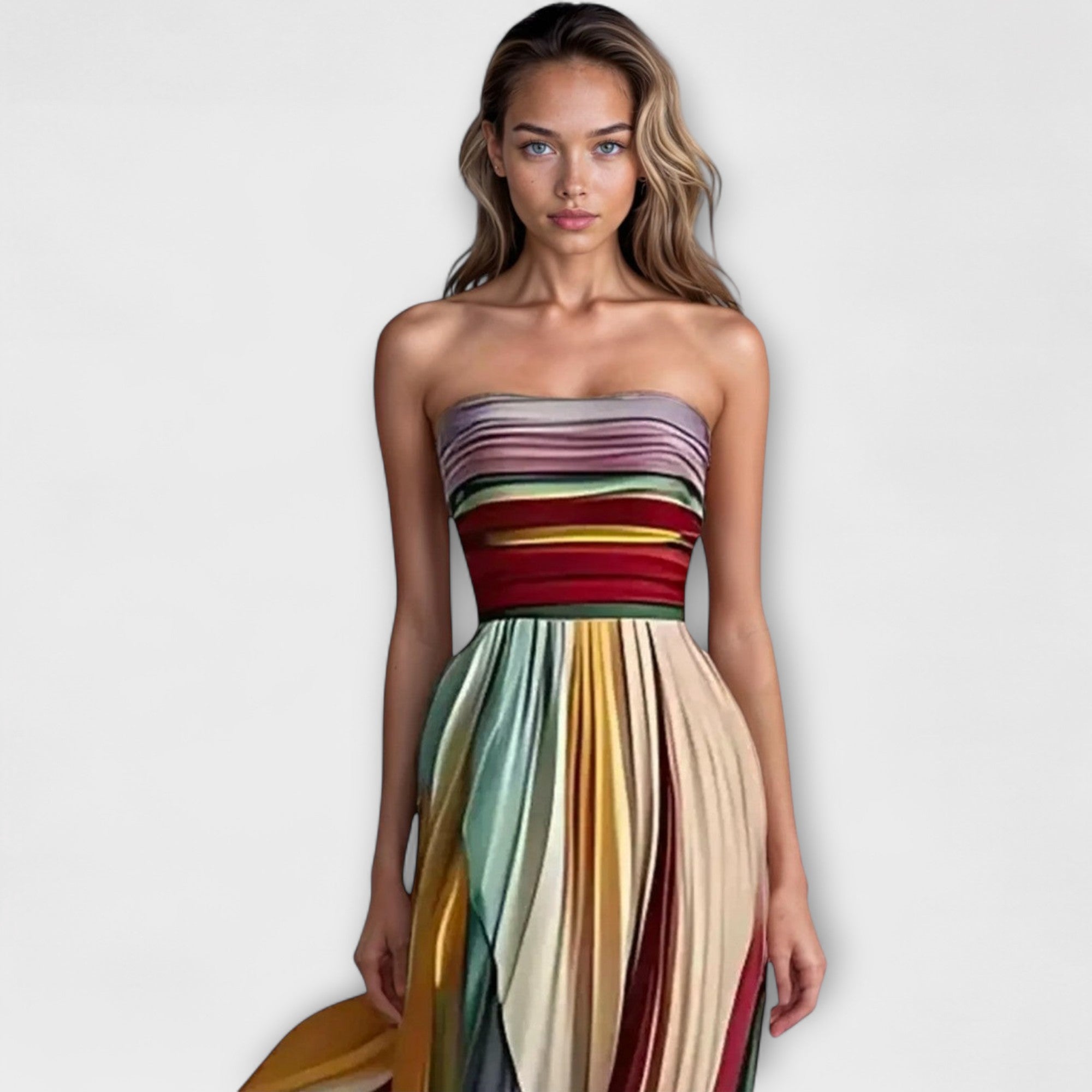 Flóra - Robe longue en matériau premium